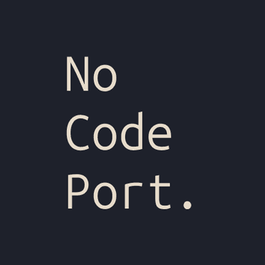 No-code portfolio logo